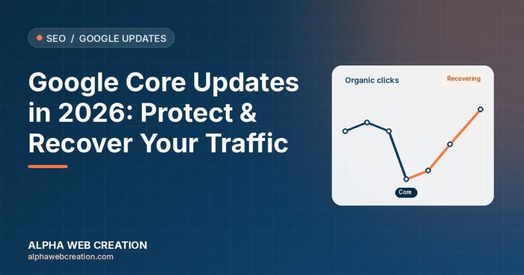 Google core updates 2026 – how to protect and recover website traffic